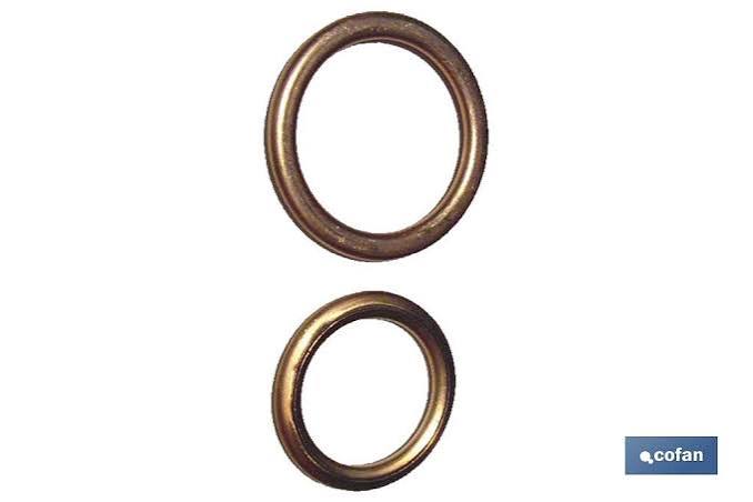 Arandela Cobre 28x34